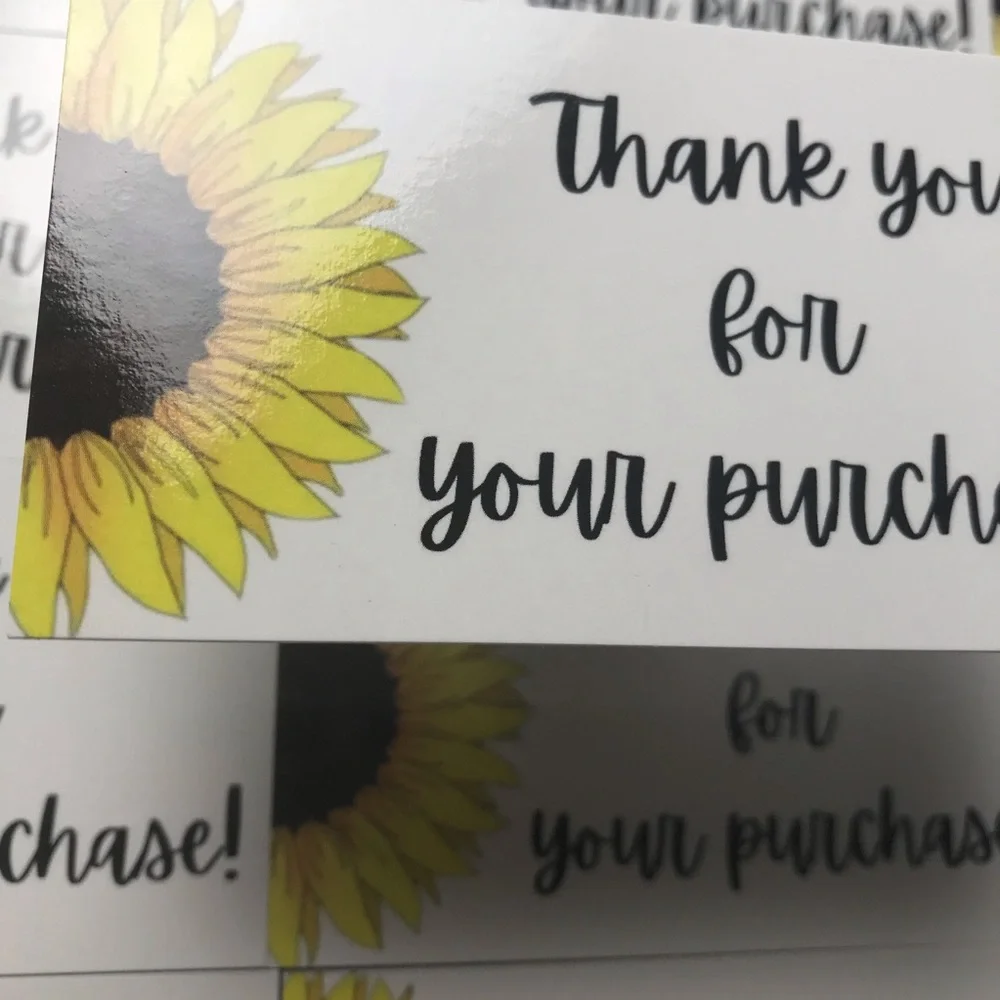4x$20 // 30 thank you for your purchase cards